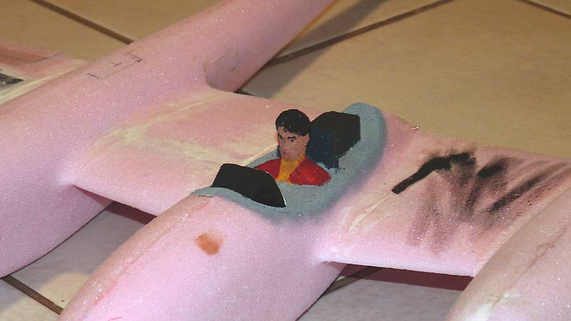 P38 wings 85cm Spannweite