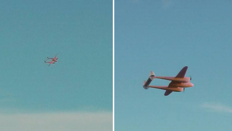 P38 wings 85cm Spannweite