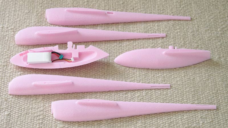 P38 fuselage 85cm Spannweite